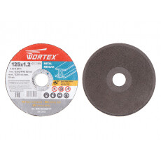 Круг отрезной 125х1.2x22.2 мм для металла WORTEX
