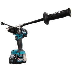 Аккумуляторная ударная дрель-шуруповерт MAKITA XGT HP 001 GD 201 в кейсе (2 АКБ 2,5Ач + ЗУ)