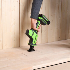 Аккумуляторная сабельная пила бесщеточная Greenworks GPT-СRS-25 24В (АКБ 4Ач + ЗУ)