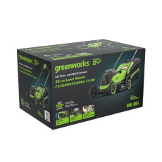 Аккумуляторная газонокосилка Greenworks GD24LM331K2 (АКБ 2Ач + ЗУ)