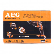 Дрель шуруповерт по гипсокартону акк. AEG BTS 18 BL-0 (без батареи)