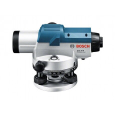Нивелир оптический BOSCH GOL 26 D KIT со штативом и рейкой в кейсе