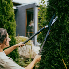 Рукоятка малая деревянная FISKARS OneClick S 40см