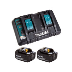 Аккумулятор LXT 18В BL1850B 2шт. + зарядное устройство DC18RD MAKITA