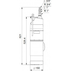 Погружной насос Grundfos SBA 3-35 A