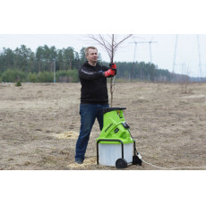 Садовый измельчитель Greenworks GACSB