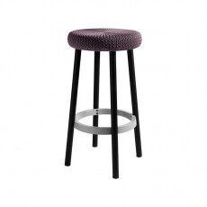 Стул барный уличный Keter Cozy bar stool (Коузи Бар), фиолетовый