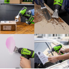 Фен строительный аккумуляторный Greenworks G24HG 24В