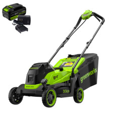 Аккумуляторная газонокосилка Greenworks GD24LM331K4 (АКБ+ЗУ)
