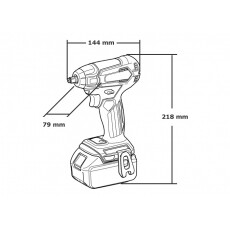 Аккум. ударный гайковерт MAKITA DTW 180 RFE