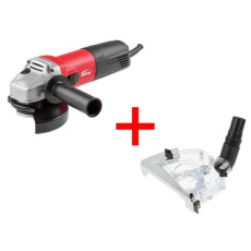 Одноручная углошлифмашина WORTEX AG 1210-1 в кор. + вытяжной кожух