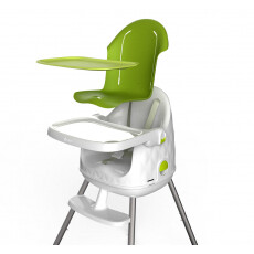 Стул детский KETER Multi Dine-leg separator, белый/салатовый