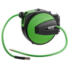 Шланг армированный ECO 10/16мм 10м с быстросъемами на катушке (EC3924-2)