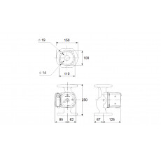 Циркуляционный насос Grundfos UPS 40-50 FN (95906422)