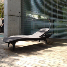 Шезлонг лежак KETER Sun Lounger Pacific, графит