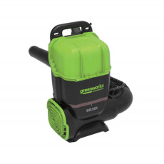Воздуходув аккумуляторный ранцевый Greenworks GD82BP2 82В