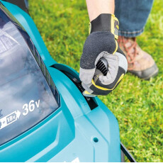 Газонокосилка аккумуляторная MAKITA LXT DLM 382 PM2 (2 АКБ 4Ач + ЗУ)