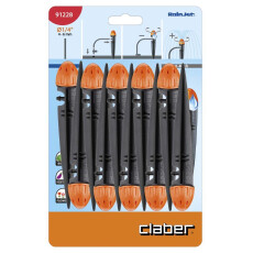 Капельница на спице Claber 1/4" 0-40л/ч, 10 шт.