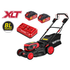Газонокосилка аккумуляторная WORTEX CLM 4536-4 XLT SET (2 АКБ 4Ач + ЗУ)