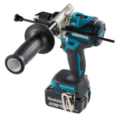 Аккумуляторная ударная дрель-шуруповерт MAKITA LXT DHP 486 RTJ в кейсе (2 АКБ 5Ач + ЗУ)