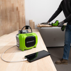 Беспроводная акустическая система Greenworks GPT-MNBS 24V с гибридным питанием (без АКБ и ЗУ)