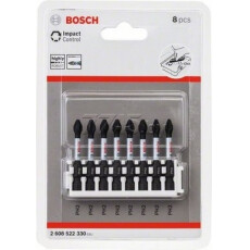 Насадка (бита) крестообразная PH2 50 мм BOSCH ударная торсионная в розничн. упак. ( 8 шт.) (посадочн. шестигранник 1/4 ")