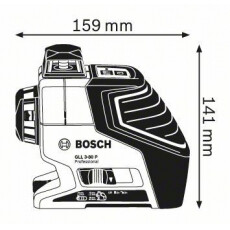 Линейный нивелир Bosch GLL3-80P+BT250