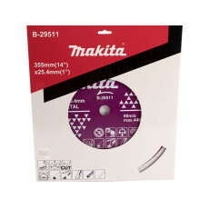 Алмазный круг 355х25.4 мм по металлу MAKITA (сухая резка, быстрый рез)