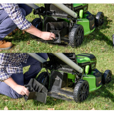 Аккумуляторная газонокосилка Greenworks 60V GD60LM51SP (2 АКБ 5 Ач + ЗУ)