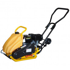 Виброплита SKIPER С60 (LC160F, 5.5л.с., плит 53х37см., 11кН, 25м/мин, бак/воды, рез. коврик, колёса)