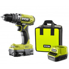 Аккумуляторная ударная дрель-шуруповерт RYOBI R18PD2-113S