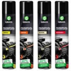 Полироль-очититель пластика GraSS Dashboard Cleaner, глянцевый блеск, клубника 750 мл
