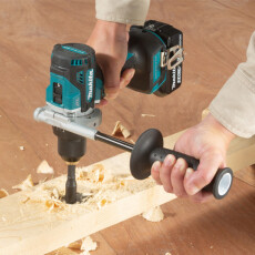 Аккумуляторная ударная дрель-шуруповерт MAKITA LXT DHP 486 RTJ в кейсе (2 АКБ 5Ач + ЗУ)