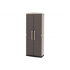 Шкаф уличный Keter Boston base compact tall высокий (каппучино)