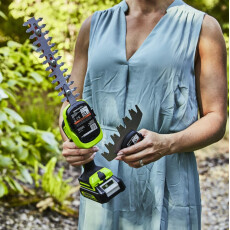 Ножницы-кусторез аккумуляторные Greenworks G24SHT 24В