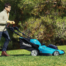Газонокосилка аккумуляторная MAKITA LXT DLM538CT2