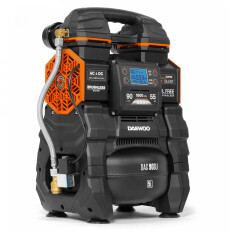 Компрессор аккумуляторный безмасляный 21В/220В DAEWOO DAC 90SLi SET