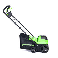 Аэратор-скарификатор аккумуляторный GREENWORKS GD40SC38IIK4