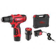 Аккумуляторная дрель-шуруповерт WORTEX BD 1215 DLi в чемодане