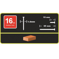 Гвоздезабивной пистолет RYOBI R18N16G-0 (без батареи)