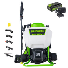 Аккумуляторный опрыскиватель GreenWorks G40BPSK2 (АКБ 2Ач + ЗУ)