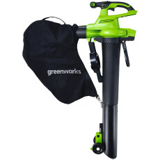 Воздуходувка-пылесос аккумуляторная Greenworks GD40BVIIK5 (АКБ 5Ач + ЗУ)