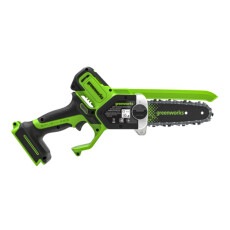 Мини-пила цепная аккумуляторная Greenworks GD24CS15 24В (без АКБ и ЗУ)