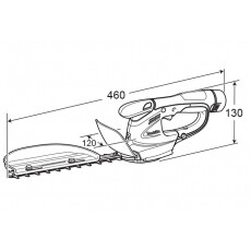 Кусторез аккумуляторный MAKITA UH 200 DZ