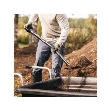 Лопата совковая Ergonomic Pro FISKARS (черная) (1066711)