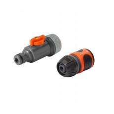 Комплект для подключение сочащегося шланга (коннектор+заглушка)