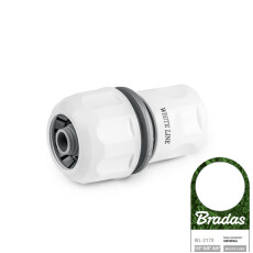 Коннектор универсальный BRADAS WHITE LINE 1/2", 5/8", 3/4"