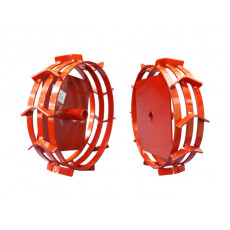 Грунтозацепы (комплект) KF для Oleo-Mac, V-400, V-500 (диам.340мм, шир. 90мм, 3 обруча) (посадочный диаметр 25 мм) (ВРМЗ)