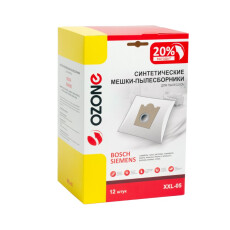 Фильтр-мешки OZONE XXL-05 для пылесоса, 12 шт. + 2 микрофильтра