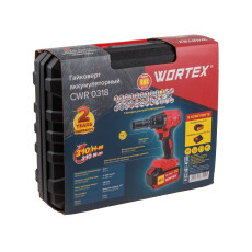 Гайковерт ударный WORTEX CWR 0318 в чем. (АКБ 4Ач + ЗУ)